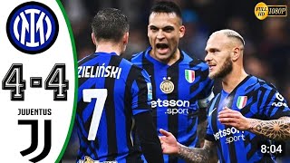 Inter Milan vs Juventus 44 Highlights All Goals 2024 [upl. by Lesak]