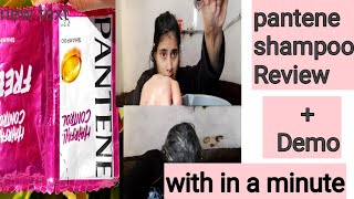 Pantene shampoo pouch Reviewpantene shampoo Review demo [upl. by Irreg]