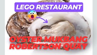 Oyster Mukbang Loge Restaurant at Robertson Quay Singapore mukbang oyster [upl. by Chadburn293]