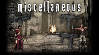 Resident Evil 4 Weapon Showcase Miscellaneous TMP Mine Thrower Bowgun [upl. by Zaccaria927]