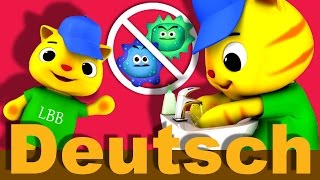 Wasch’ deine Hände  Kinderlieder  LittleBabyBum [upl. by Lenna]