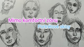 Mimo komfortní zónu  skicování [upl. by Eveivaneg]