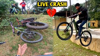 Chot Lag Gayi 🤕 New Fat Bike Crash [upl. by Osber]