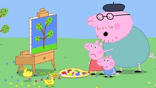 Peppa Pig Official Channel  Painting  Cartoons For Kids  Peppa Toys [upl. by Katheryn]