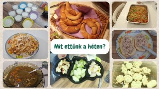 Mit ettünk a héten 24 november [upl. by Anaizit567]