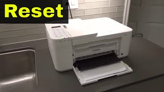 How To Reset A Canon Pixma TR4500 PrinterTutorialEasiest Instructions [upl. by Huesman]