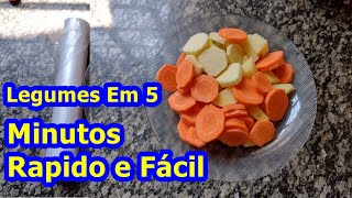 Legumes em 5 Minutos No Microondas  Como Fazer Legumes Rápido e Fácil [upl. by Ayetal]