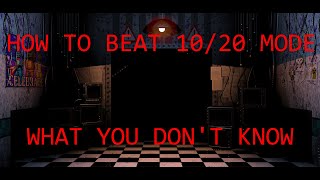 How to beat 1020 Mode  FNaF 2 Walkthrough  FNaF Academy [upl. by Colier]