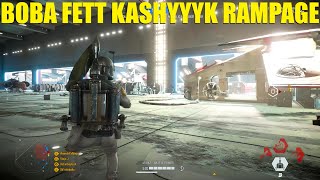 Boba Fett showing us how its done Boba killstreak Kashyyyk  Star Wars Battlefront 2 [upl. by Becker]