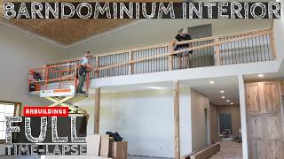 Full Interior Barndominium TimeLapse Home Build [upl. by Mojgan]