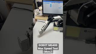 DOBOT MG400 Max Speed TestMovJ [upl. by Irdua]