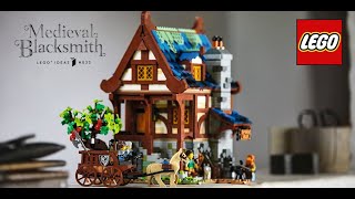 LEGO Ideas Ortacag Demircisi Medieval Blacksmith 21325 [upl. by Ruffo]