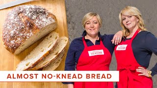 How to Make Almost NoKnead Sourdough Bread at Home [upl. by Leahcimluap]