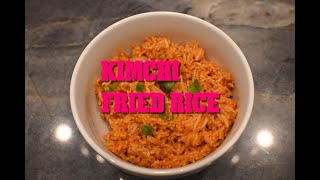 Easy Kimchi Fried Rice  VeganVegetarian friendly and so delicious [upl. by Maier]