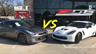 Corvette Z06 vs Nissan GTR  Which supercar is really better [upl. by Yasmin685]