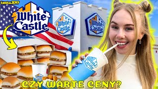 ZJADŁAM 10 SŁYNNYCH BURGERÓW Z WHITE CASTLE W NOWYM JORKU❗️ 🇺🇸🍔 [upl. by Matt]