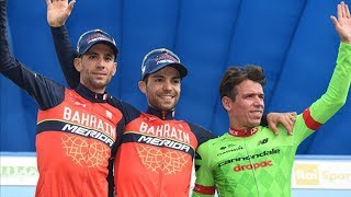 Giro de Emilia 2017  Rigoberto tercero y Chaves sufre fuerte caída [upl. by Eycats853]