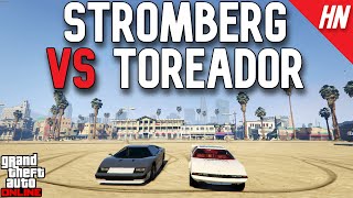 GTA Online  Pegassi Toreador VS Stromberg Tests [upl. by Kcirted819]