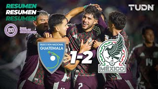 Resumen y goles  Guatemala 12 México  CONCACAF Sub20 Championship  TUDN [upl. by Ute373]