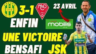 Jsk31Mco Enfin Une Victoire La Touche De Bensafi Retour Medane Et LAGEx De 23 Avril A La Jsk 💚💛 [upl. by Domenic]