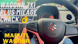 Maruti suzuki WagonR Topmodel2024 Mileagechack WagonR  Mileage 24  WagonR zxi plus [upl. by Faye]