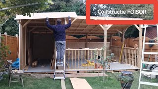 Constructie FOISOR din LEMN in Anglia ep10  Montare Panta Frontala youtube video foryou [upl. by Enilkcaj]