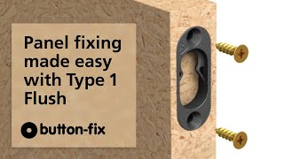 Panel fixing made easy with Buttonfix Type 1 Flush [upl. by Abie]