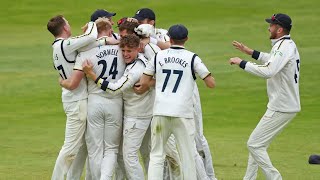 HIGHLIGHTS  Warwickshire v Hampshire  County Championship  Day Four [upl. by Airdnala277]