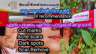 മുഖത്തെ കുണ്ടും കുഴിയുംഉള്ളവരാണോഎത്ര പഴക്കം ഏറിയ പാടുകൾ മാറാൻ Scar end silicone Gel use Malayalam [upl. by Yenhoj]