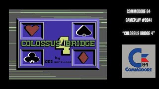 Colossus Bridge 4 Commodore 64  Gameplay 0941 [upl. by Nauaj74]