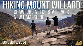 Hiking Mount Willard in New Hampshire  October 2 2024 [upl. by Towland306]