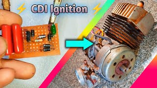 How to Make a CDI Circuit  Engine Ignition Circuit KoppalMechatronics [upl. by Rehctelf339]