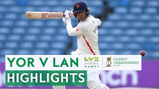 Jennings Stars With 238 As Joe Root Hits Ton  Yorkshire v Lancashire  LVCounty Championship 2022 [upl. by Ilam]