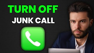 How to turn Off Junk call [upl. by Orvah]