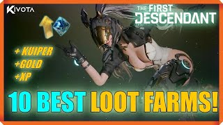 10 Best First Descendant Farms  Kuiper Gold XP  More [upl. by Alisan]