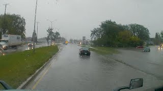 Localised flooding in Steinbach Mb [upl. by Patty]