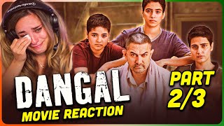 DANGAL Movie Reaction wKristen Part 23  Aamir Khan  Fatima Sana Shaikh  Sanya Malhotra [upl. by Docilu]