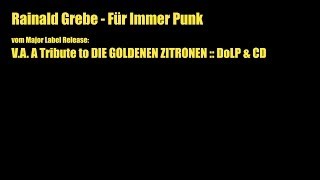 Rainald Grebe  Für Immer Punk  Label Major Label [upl. by Inej]