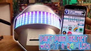 Homemade Daft Punk RGB helmet with Bluetooth [upl. by Terrance]