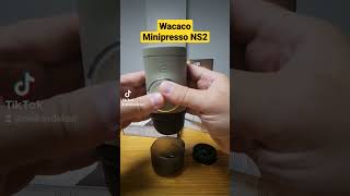 wacaco minipresso ns2 nespresso coffie espresso [upl. by Htyderem300]