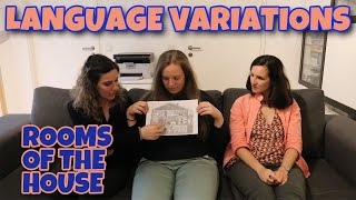 Language Variations  Rooms of the House  English French Hungarian [upl. by Macmahon753]