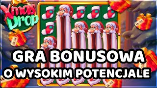 KASYNO ONLINE NA PRAWDZIWE PIENIĄDZE GRA BONUSOWA O WYSOKIM POTENCJALE NA SLOCIE XMAS DROP [upl. by Aserahs661]