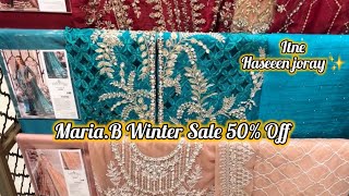 MariaB Big Sale on Luxury Formal Unstitched Ready to Wear 😍👗 MariaB Luxury Lawn amp Winter Pret Sale [upl. by Erdnaet]