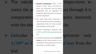 Different types of transpiration in Plants [upl. by Myles613]