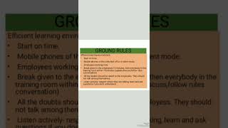 Ground rules sales salesforce salespromotion salestips salestraining workingtime working [upl. by Eitisahc]