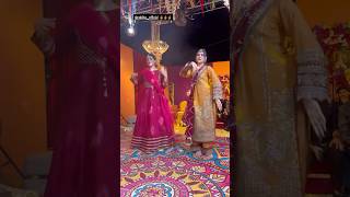 Kashaf Ansari Mehendi Night  shahtaj khan dance Indian song  aj ki rat  stree 2 shorts ytshorts [upl. by Shana]