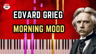 🎹 Edvard Grieg  Morning Mood  EASY Piano amp Keyboard Tutorial [upl. by Auqenat]