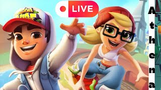 Athena is live on subway surfers  subwaysurfers livefeed [upl. by Kano]