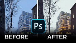 Post Production 007  Postproduction process for Exterior Rendering  4pixos Academy [upl. by Laup343]