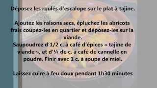 Recette tajine descalopes de veau farcies à la mangue [upl. by Ayoral785]